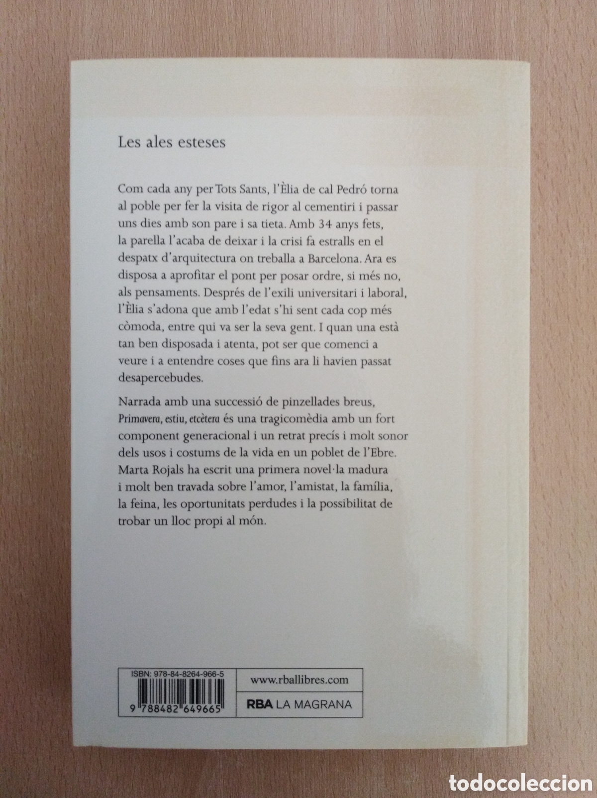 Libros de segunda mano: PRIMAVERA, ESTIU, ETC&Egrave;TERA. Marta Rojals - Foto 2