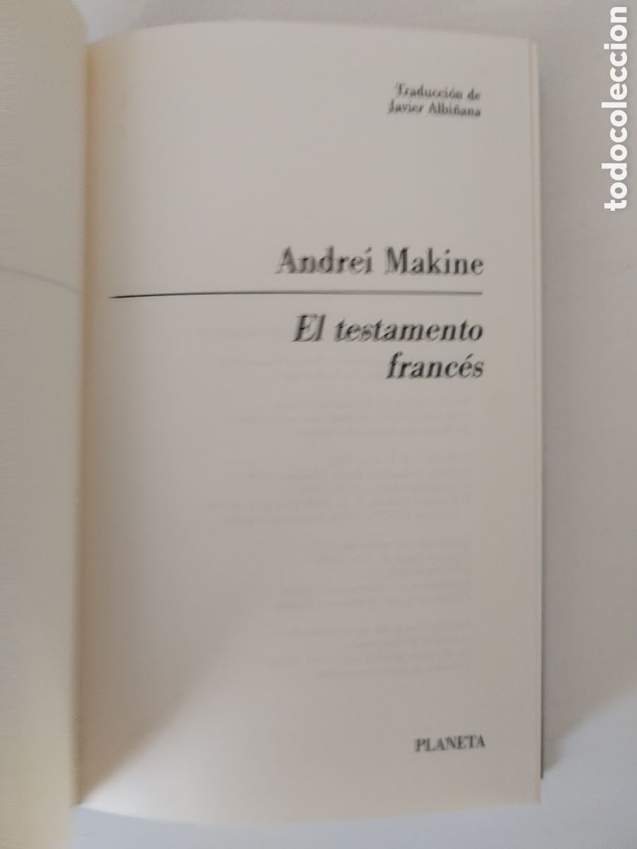 Libros de segunda mano: EL TESTAMENTO FRANCES/ - Foto 2