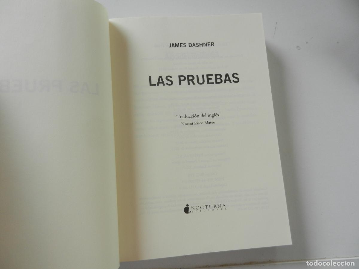 Libros de segunda mano: EL CORREDOR DEL LABERINTO - LAS PRUEBAS - LIBRO II - JAMES DASHNER - NOCTURNA EDICIONES 2015. - Foto 5