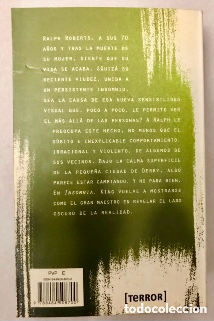 Libros de segunda mano: INSOMNIA. STEPHEN KING. - Foto 2