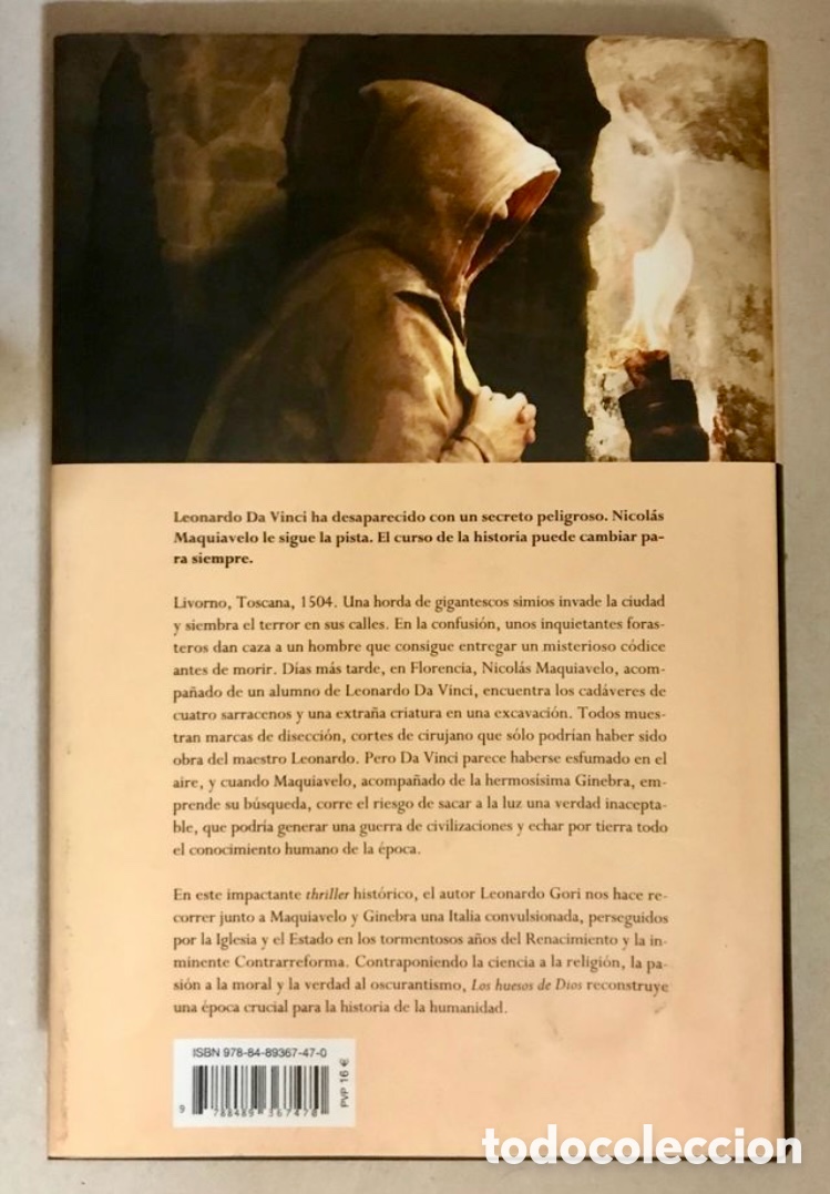 Libros de segunda mano: LOS HUESOS DE DIOS. LEONARDO GORI. - Foto 2