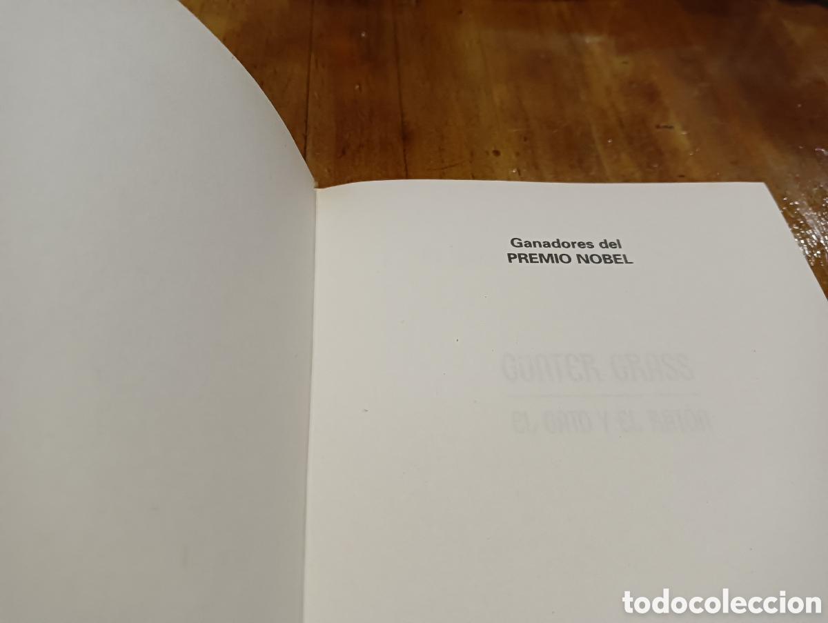 Libros de segunda mano: El Gato y el Rat&oacute;n. Gunter Grass - Foto 3