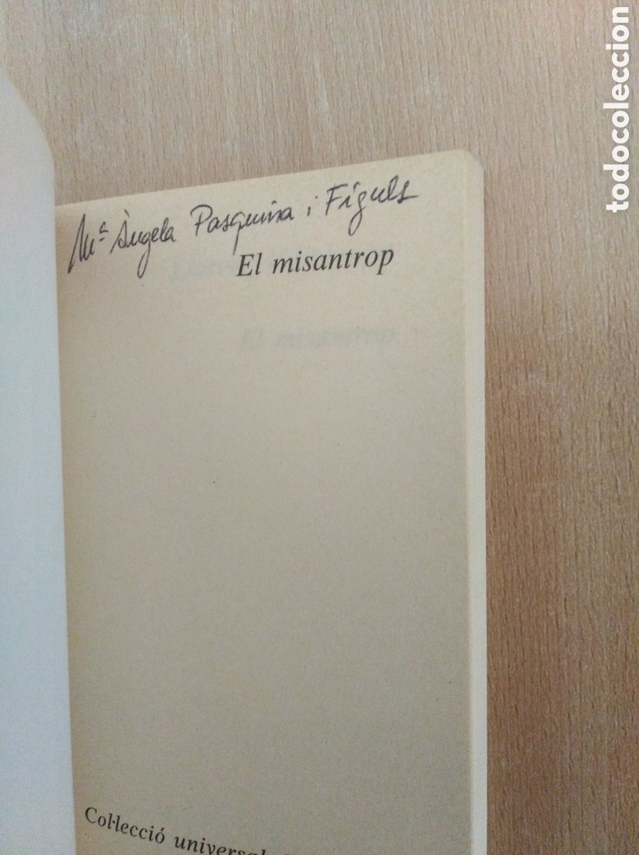 Libros de segunda mano: EL MISANTROP. Lloren&ccedil; Villalonga - Foto 4