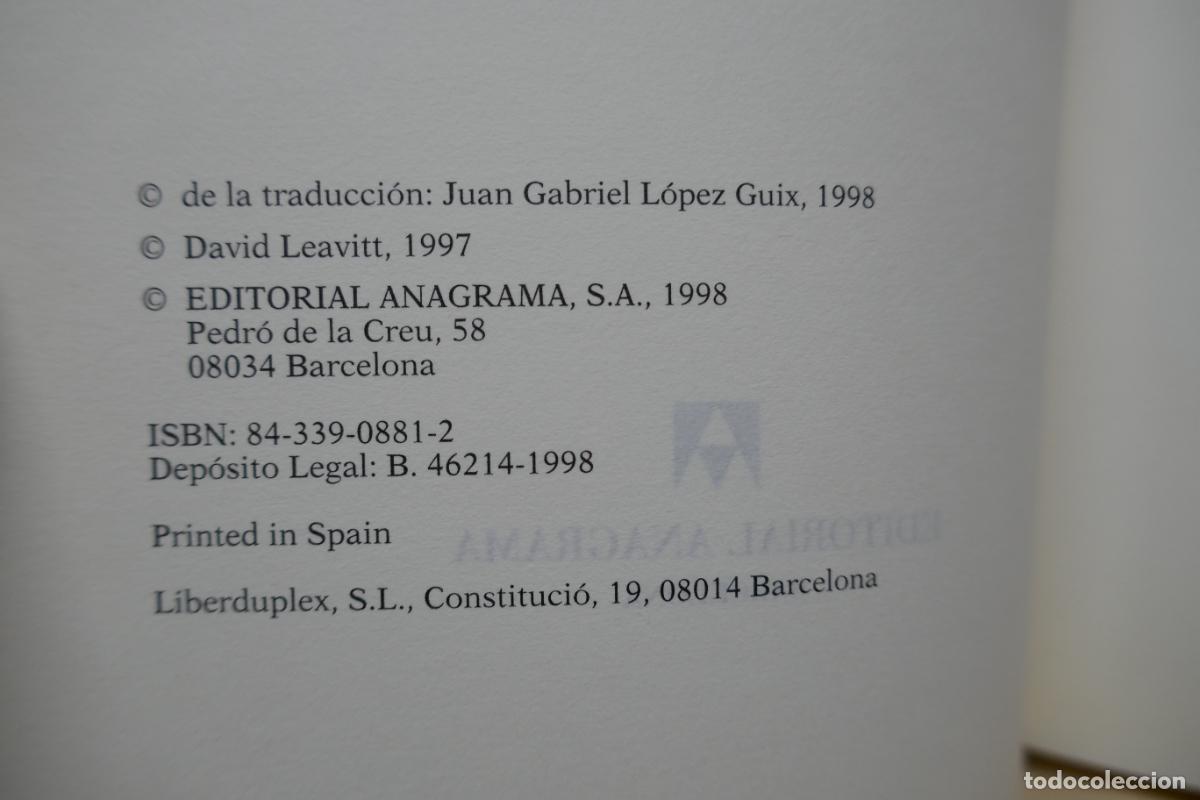 Libros de segunda mano: ARKANSAS - DAVID LEAVITT - ANAGRAMA - Foto 9