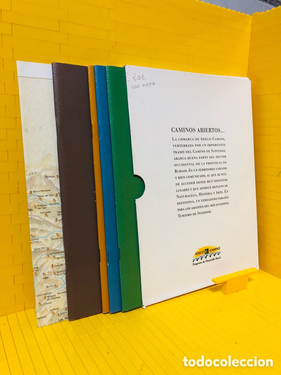 Libros de segunda mano: ESTUCHE CON CUATRO CUADERNOS - CAMINOS ABIERTOS - ADECO - SANTIAGO - COMPOSTELA ● ● ●