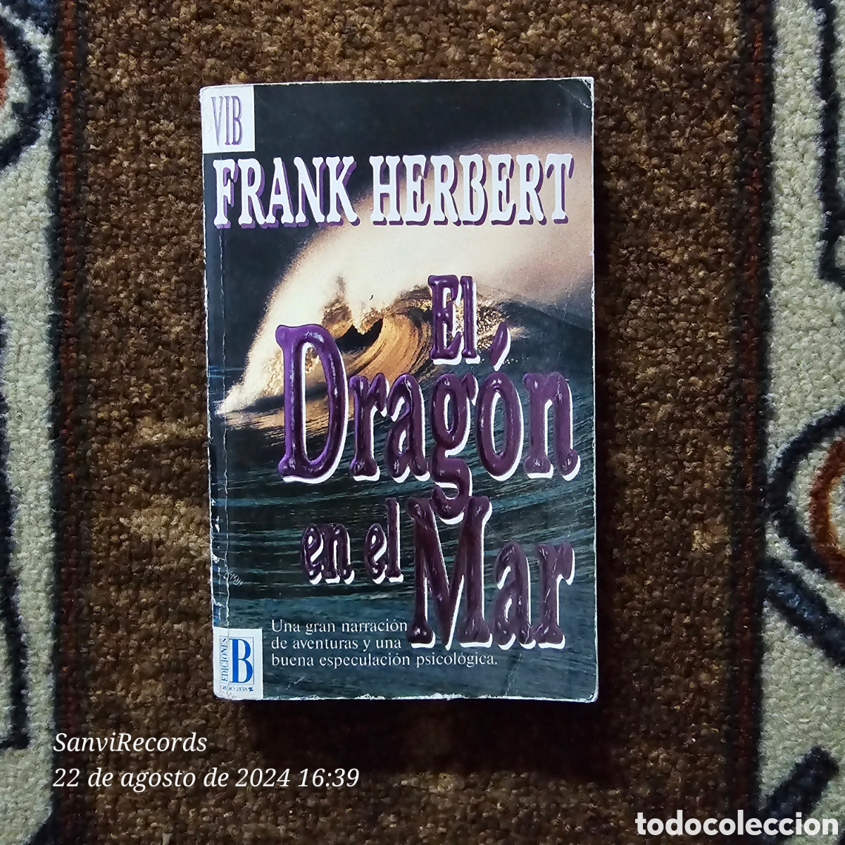 Libros de segunda mano: EL DRAGON EN EL MAR (FRANK HERBERT) (EDICIONES B) - Foto 1