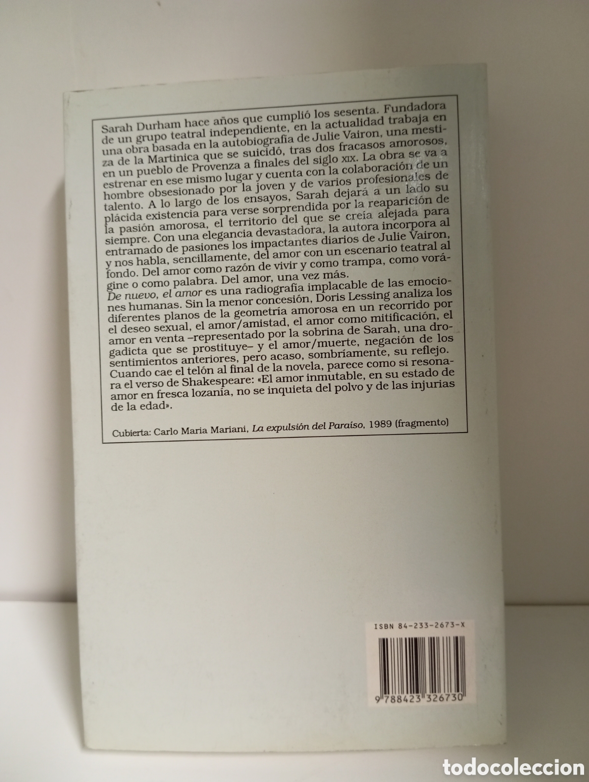 Libros de segunda mano: De nuevo, el amor . Doris Lessing - Foto 2