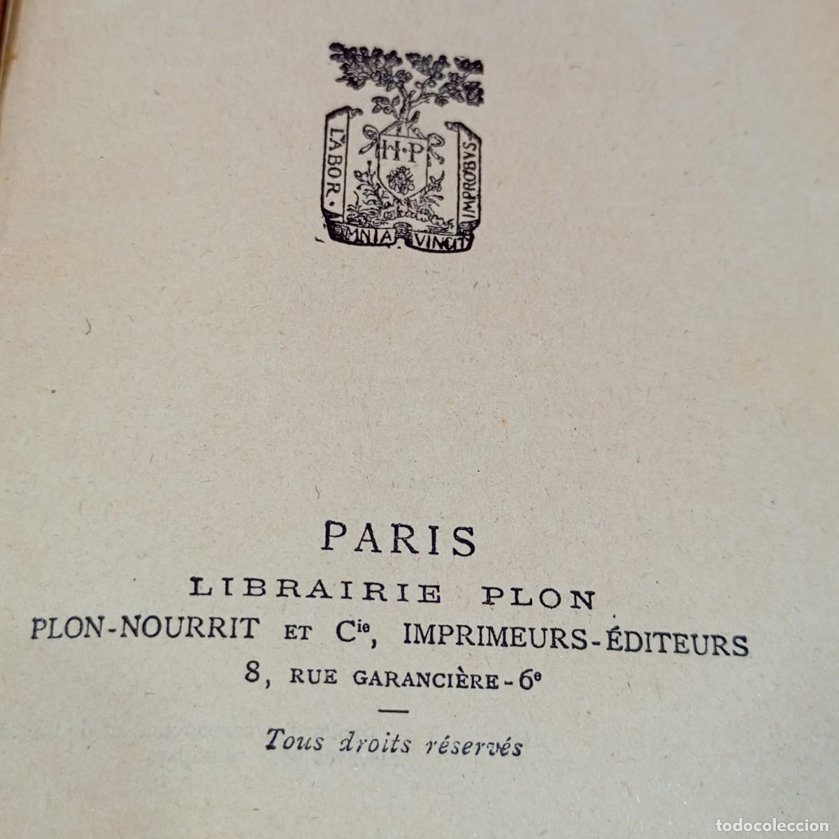 Libros de segunda mano: RECOMMENCEMENTS - PAUL BOURGET - LIBRAIRIE PLON / 481 - Foto 3
