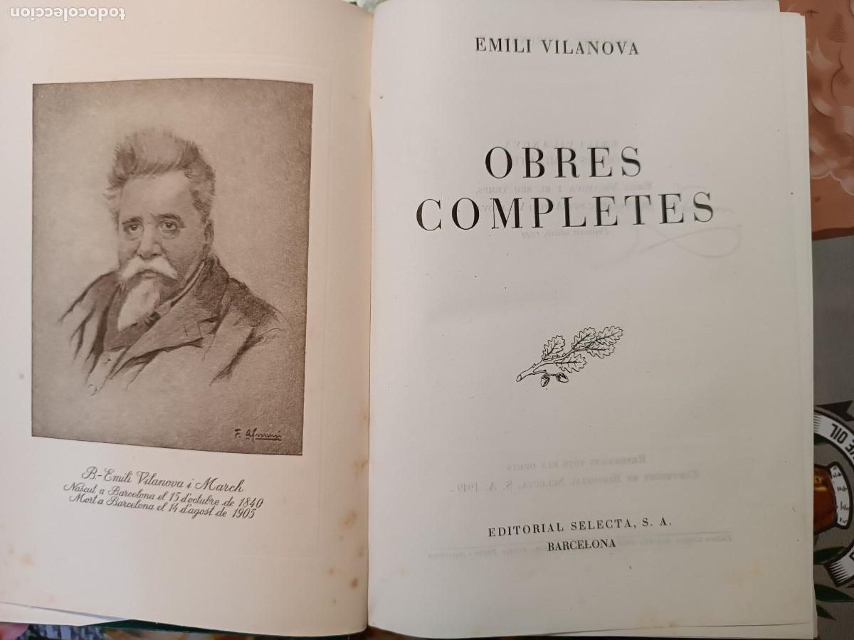 Libros de segunda mano: Obres completes Emili Vilanova - Foto 3