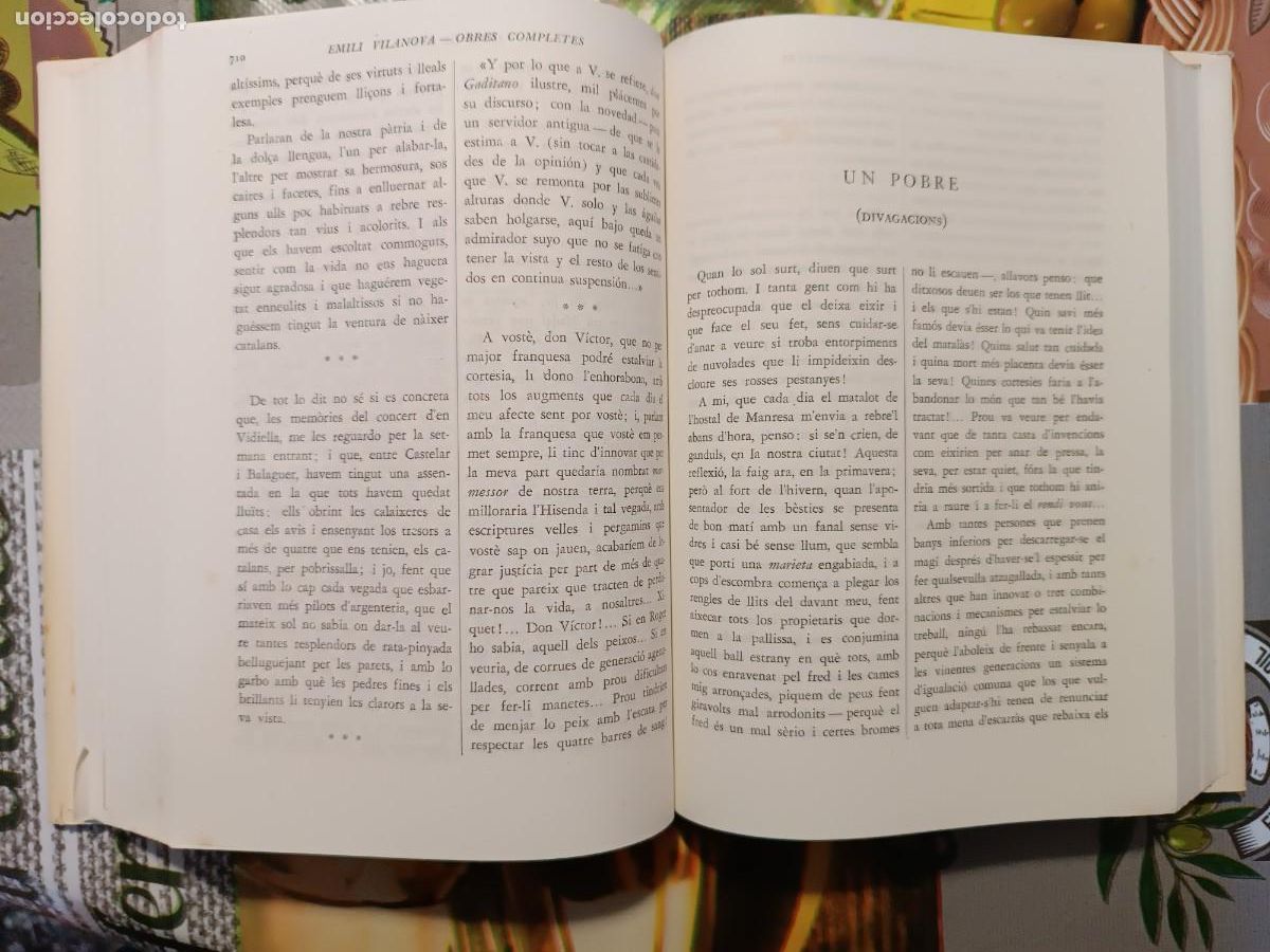 Libros de segunda mano: Obres completes Emili Vilanova - Foto 5