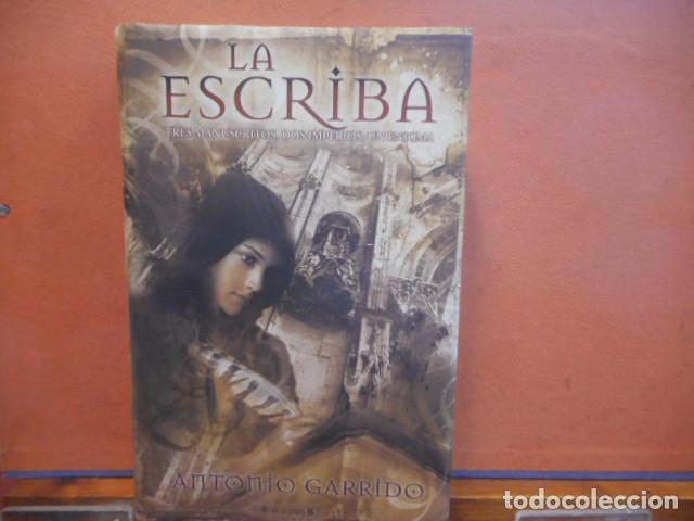 Libros de segunda mano: LA ESCRIBA. ANTONIO GARRIDO. EDICIONES B. - Foto 1