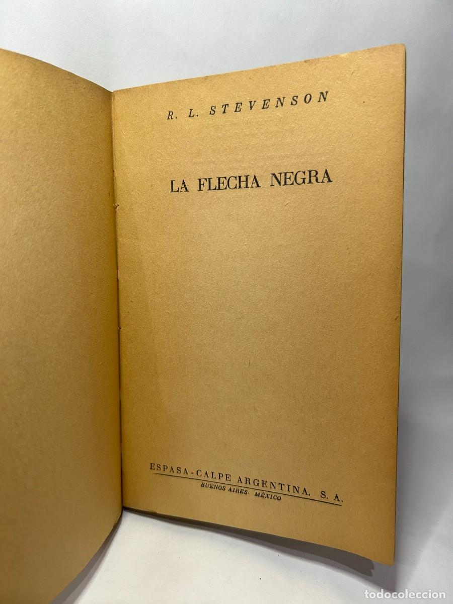 Libros de segunda mano: STEVENSON - LA FLECHA NEGRA - 1941 - Foto 3