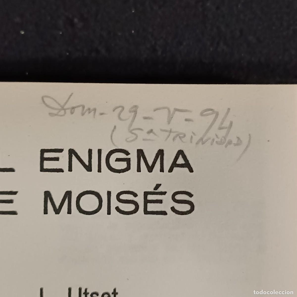 Libros de segunda mano: EL ENIGMA DE MOISES - L. UTSET - LIBROEXPR&Eacute;S / 833 - Foto 5