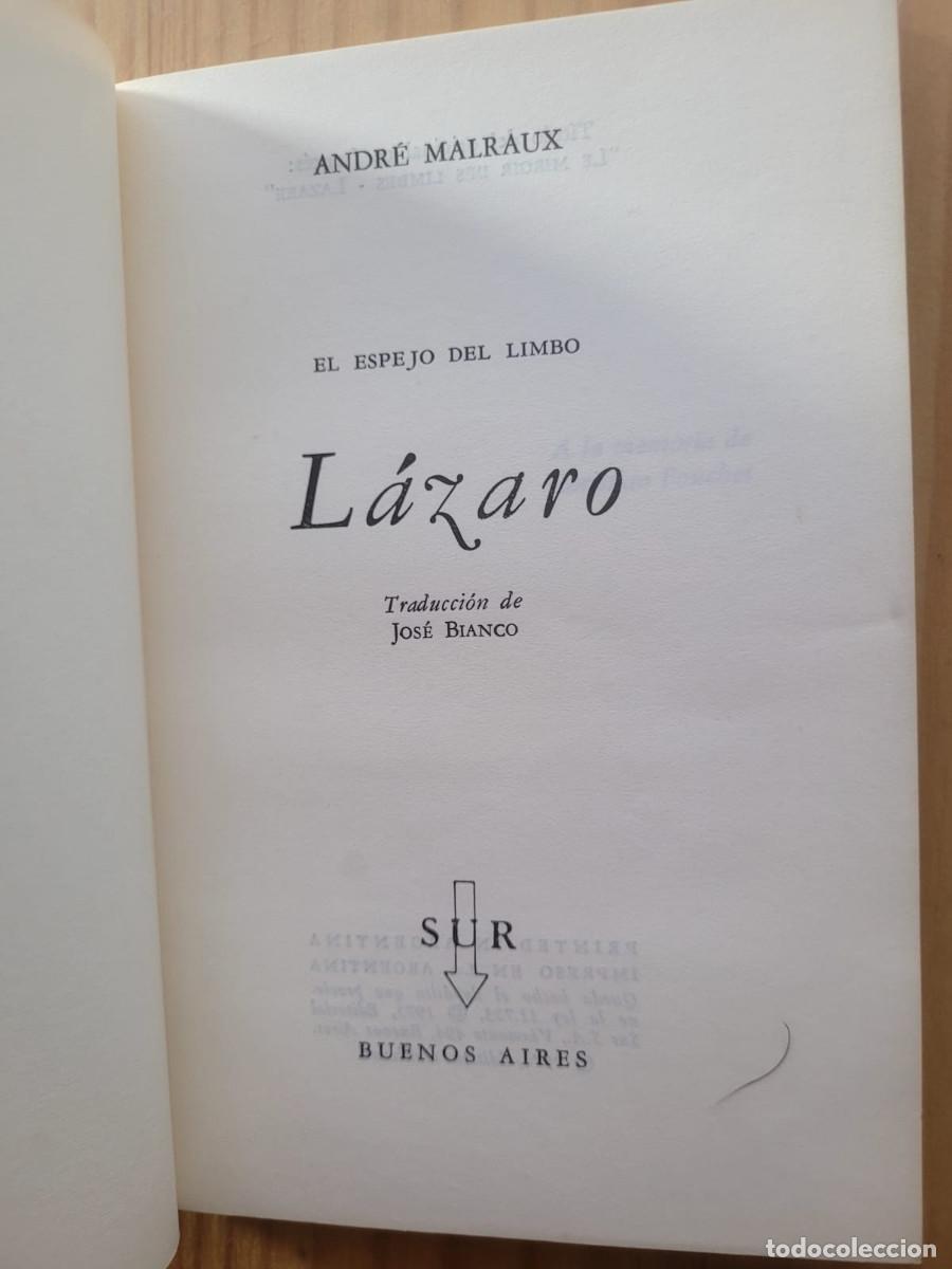 Libros de segunda mano: L&Aacute;ZARO - ANDR&Eacute; MALRAUX - Foto 2