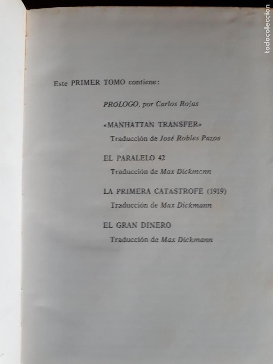 Libros de segunda mano: NOVELAS .-JOHN DOS PASSOS, PLANETA. - Foto 4