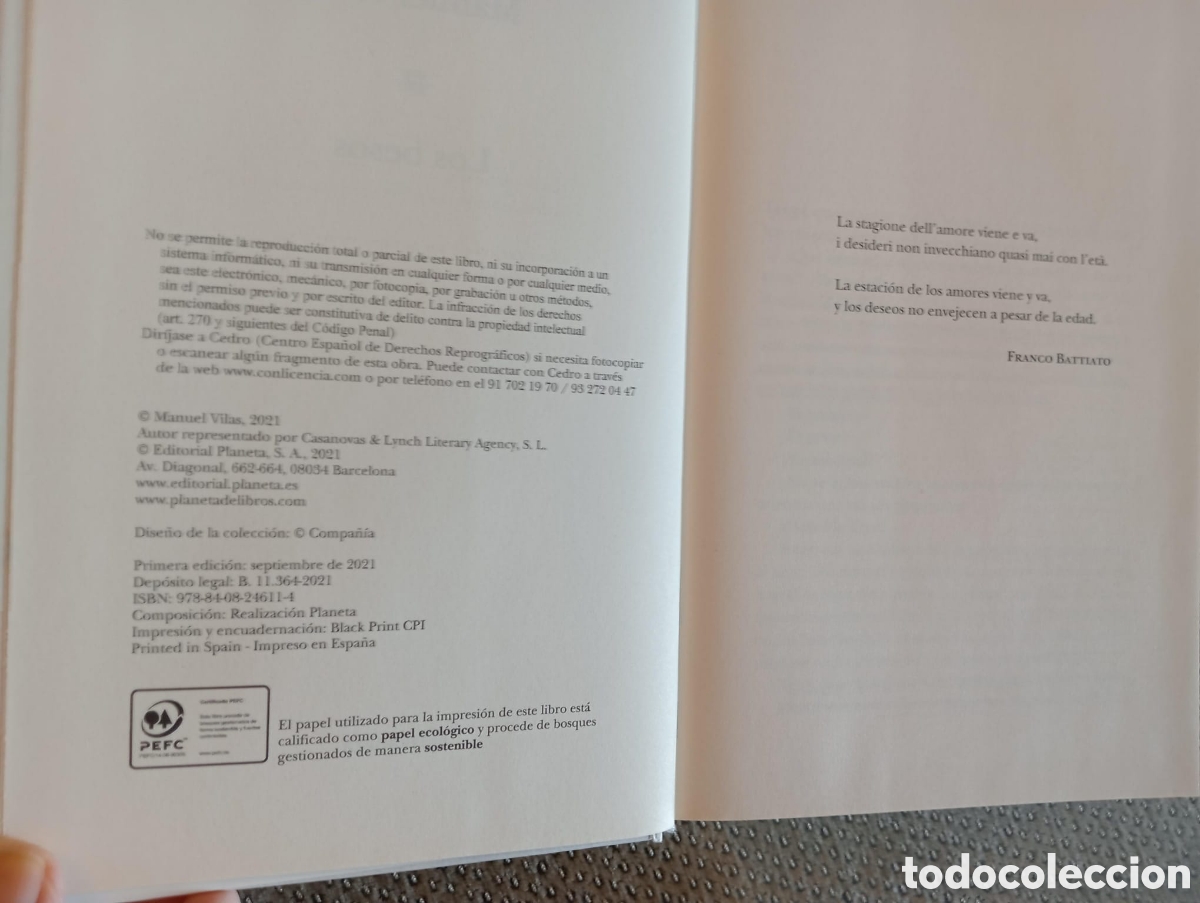 Libros de segunda mano: LOS BESOS / MANUEL VILAS - Foto 3