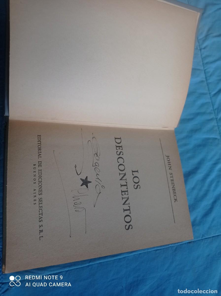 Libros de segunda mano: LOS DESCONTENTOS / JOHN STEINBECK / GV 58 / EDICIONES SELECTAS - Foto 3