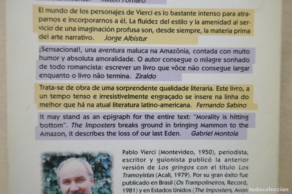 Libros de segunda mano: LOS GRINGOS - Pablo Vierci (Amazonas&acute;soul) - Foto 13