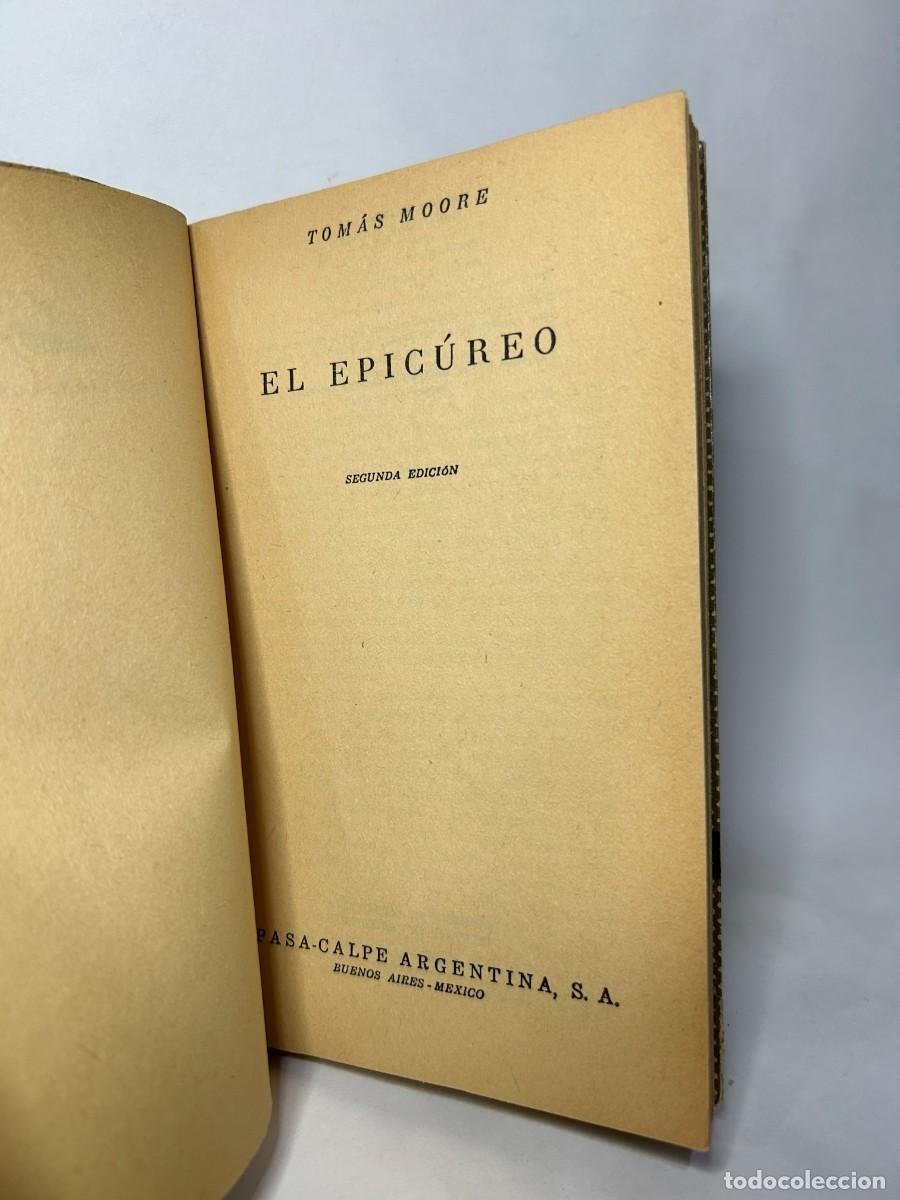 Libros de segunda mano: TOMAS MOORE - EL EPICUREO - 1951 - Foto 3