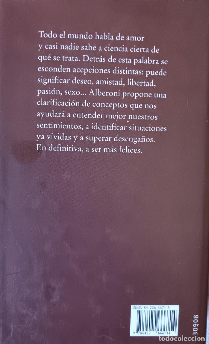 Libros de segunda mano: Te amo. Francesco Alberoni - Foto 2
