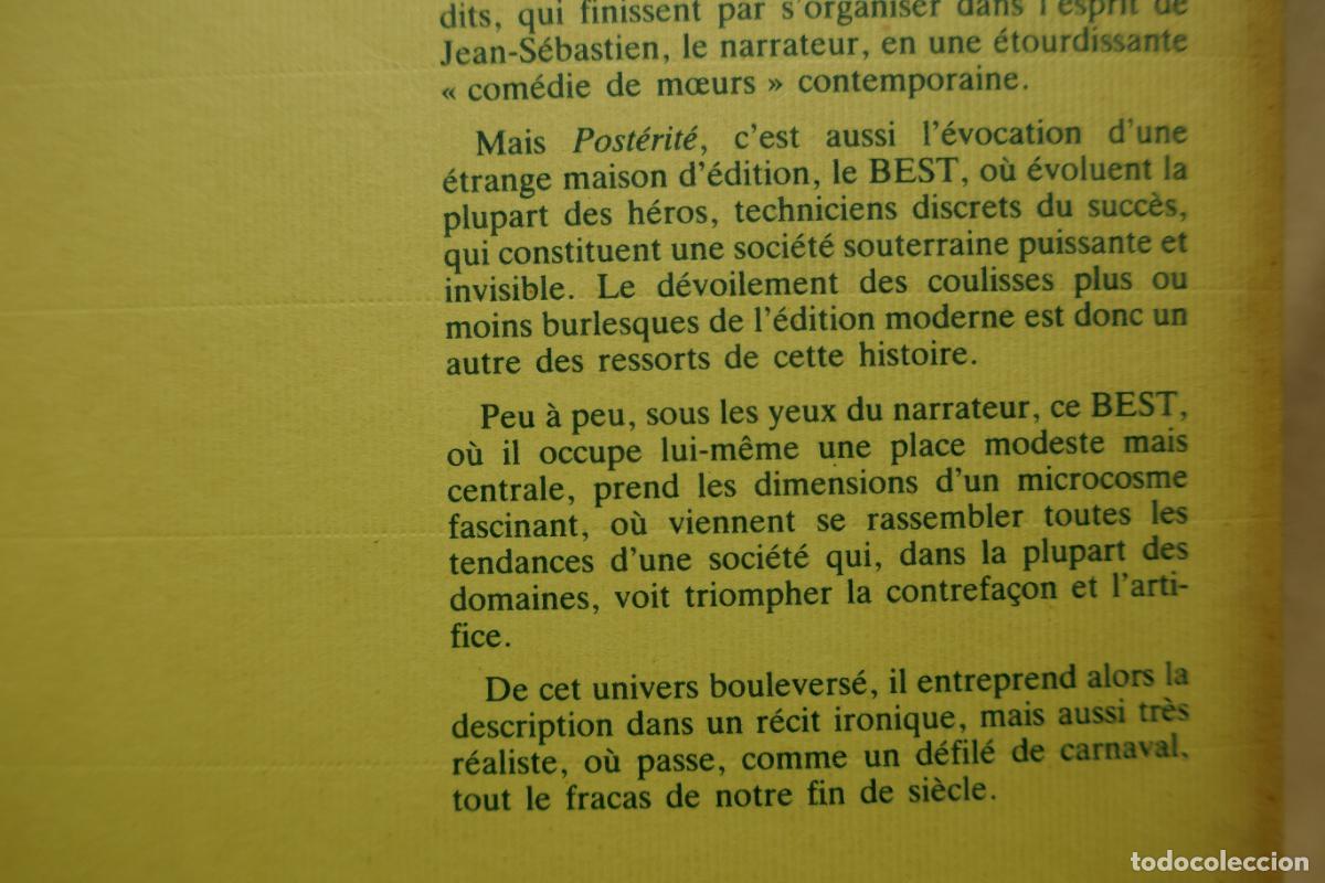 Libros de segunda mano: POST&Eacute;RIT&Eacute; - PHILIPPE MURAY / GRASSET (EN FRANC&Eacute;S) - Foto 17