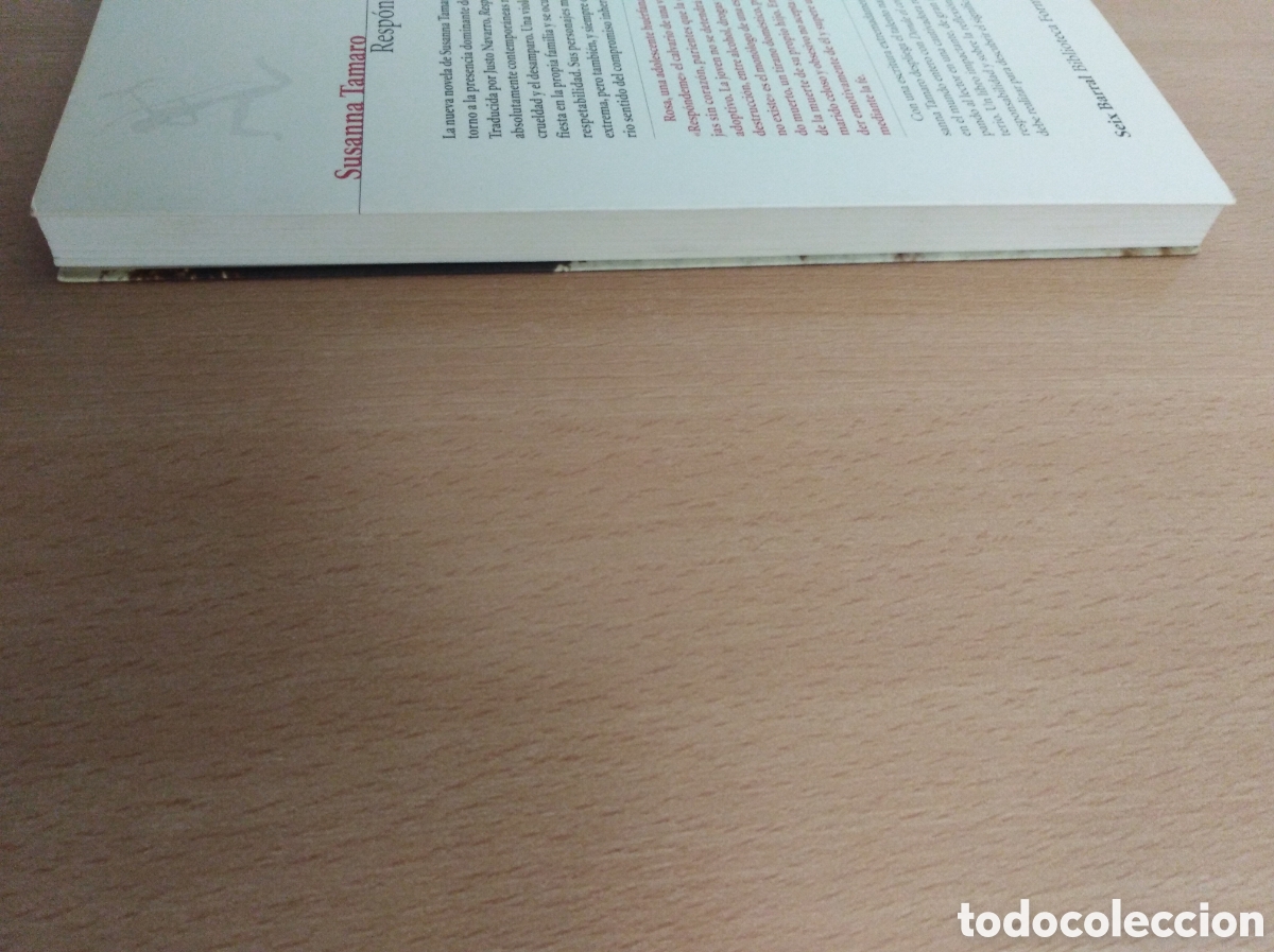 Libros de segunda mano: RESP&Oacute;NDEME. Susanna Tamaro - Foto 5