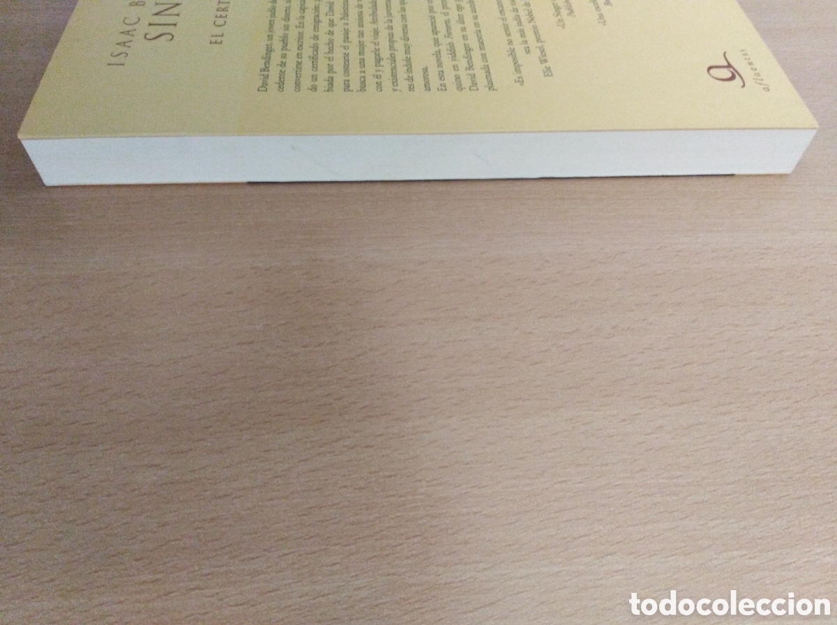 Libros de segunda mano: EL CERTIFICADO. Isaac Bashevis Singer. Ediciones B - Foto 5