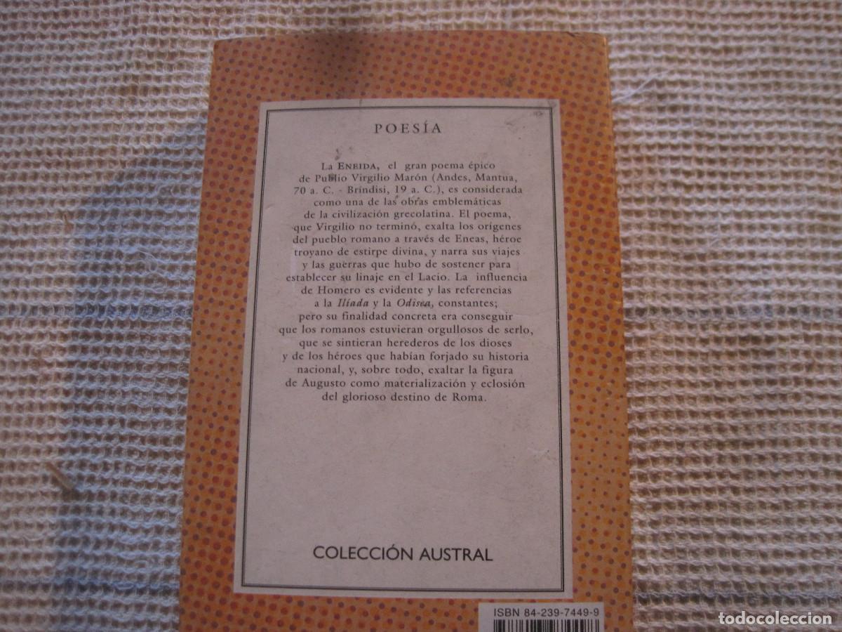 Libros de segunda mano: Publio Virgilio - Eneida - Austral - 1998 - Foto 3