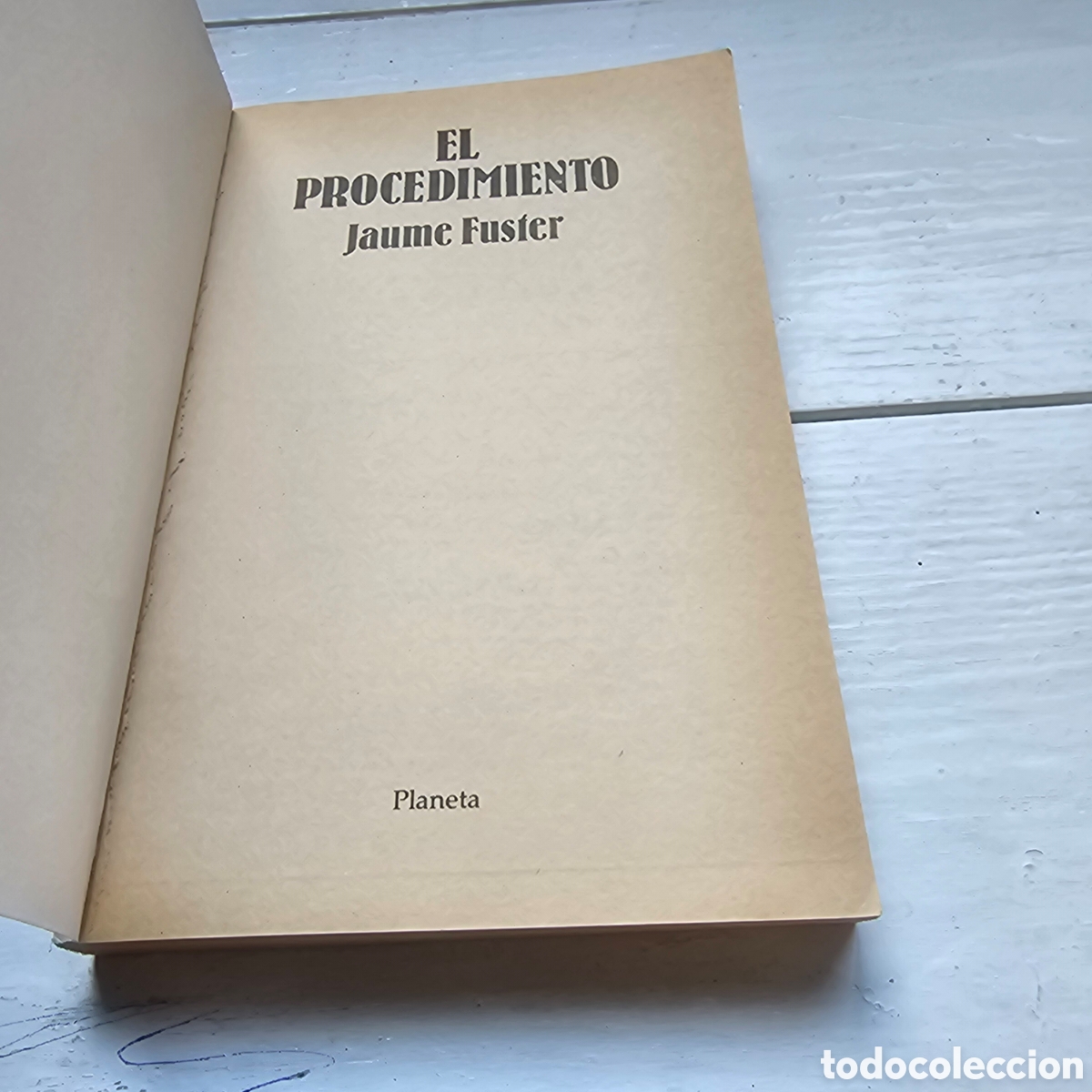 Libros de segunda mano: El Procedimiento - Jaume Fuster - Foto 2