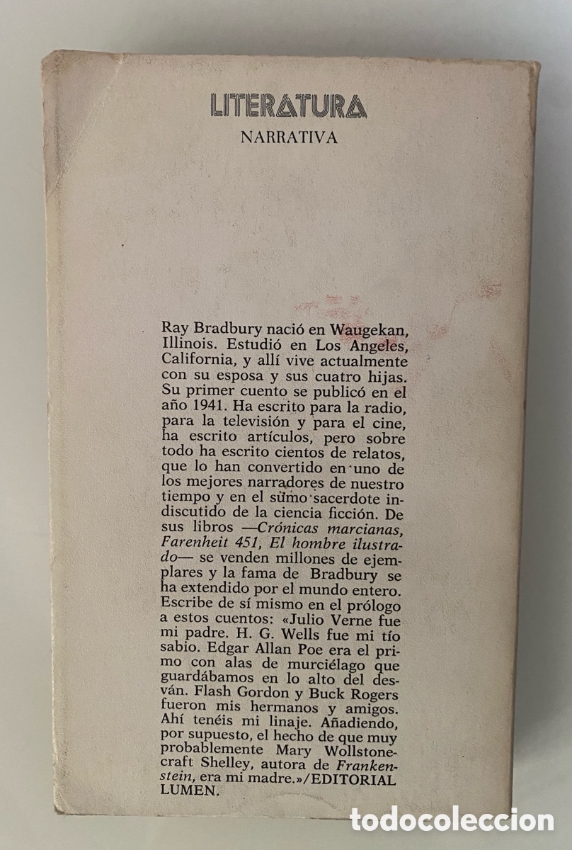 Libros de segunda mano: Cuentos espaciales - BRADBURY, Ray - Foto 2