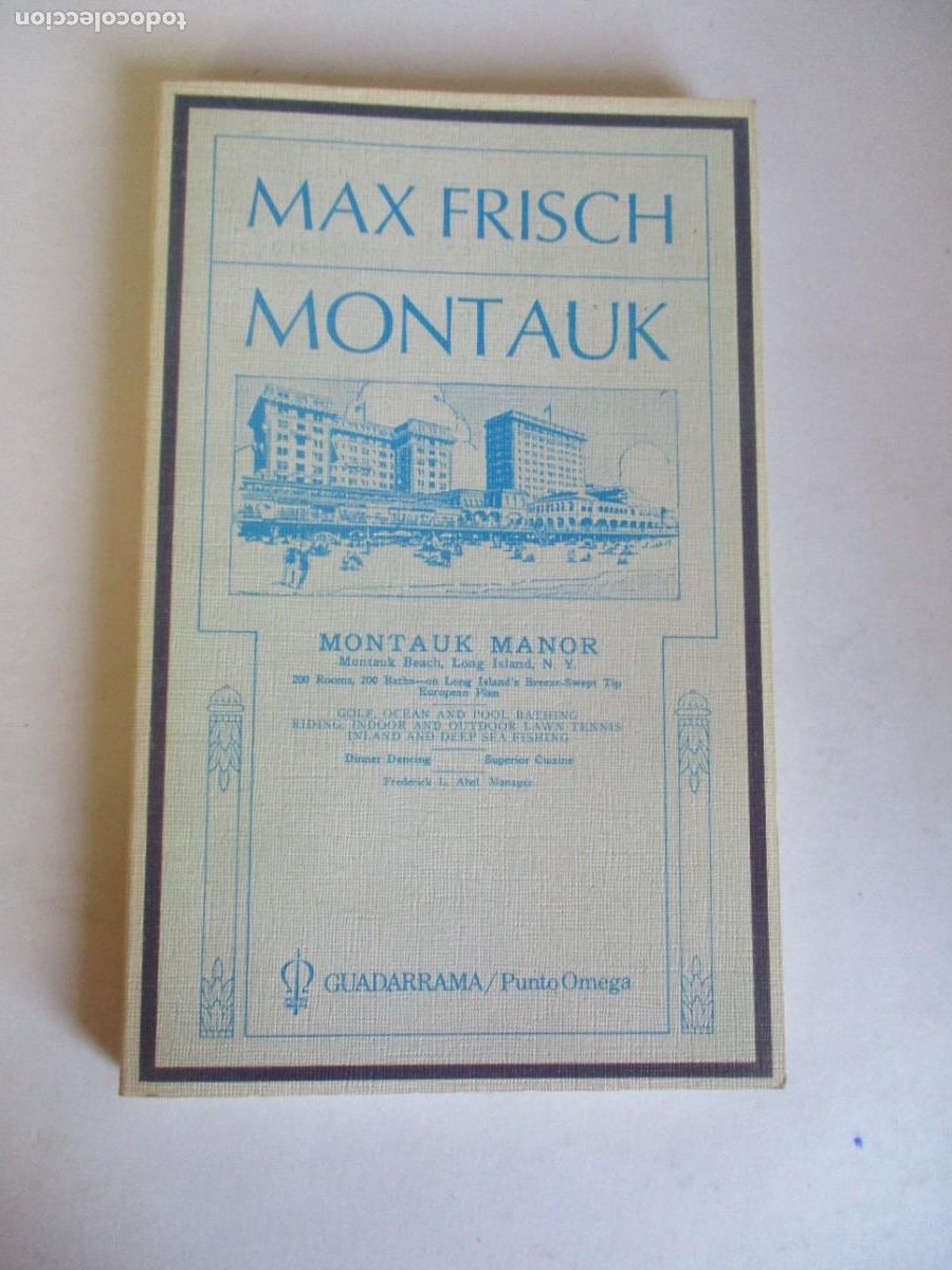 Libros de segunda mano: MAX FRISCH Montauk W29397