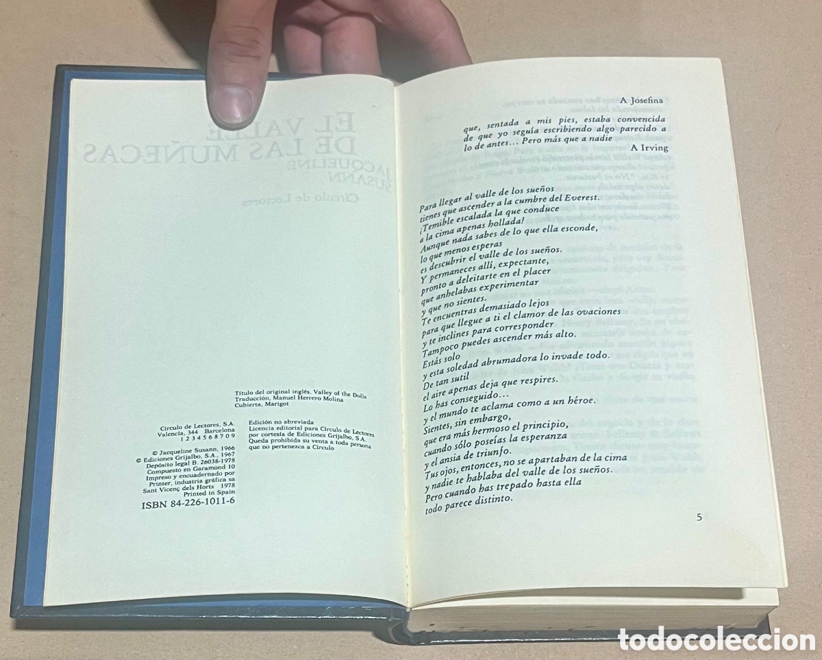 Libros de segunda mano: El valle de las mu&ntilde;ecas - Foto 3