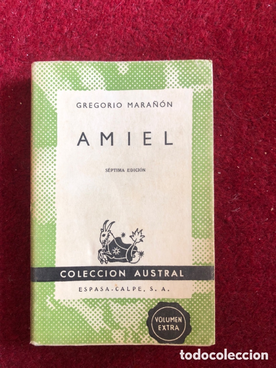 Libros de segunda mano: Amiel. Gregorio Mara&ntilde;&oacute;n. Colecci&oacute;n Austral. ASM - Foto 1