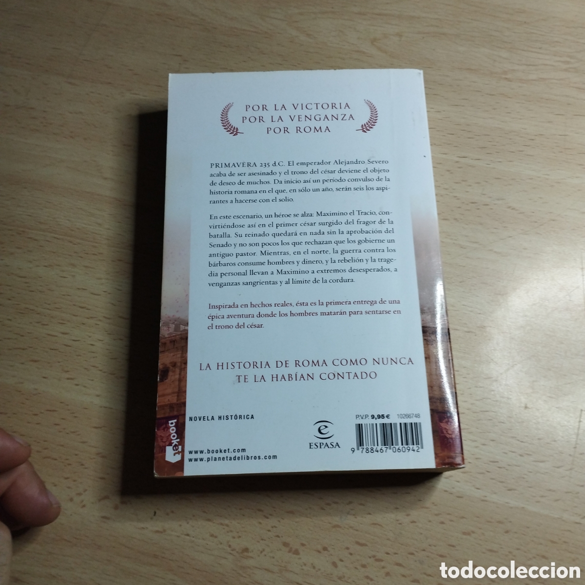 Libros de segunda mano: El trono del C&eacute;sar. Hierro y poder. Harry Sidebottom. 2020. Espasa. - Foto 2