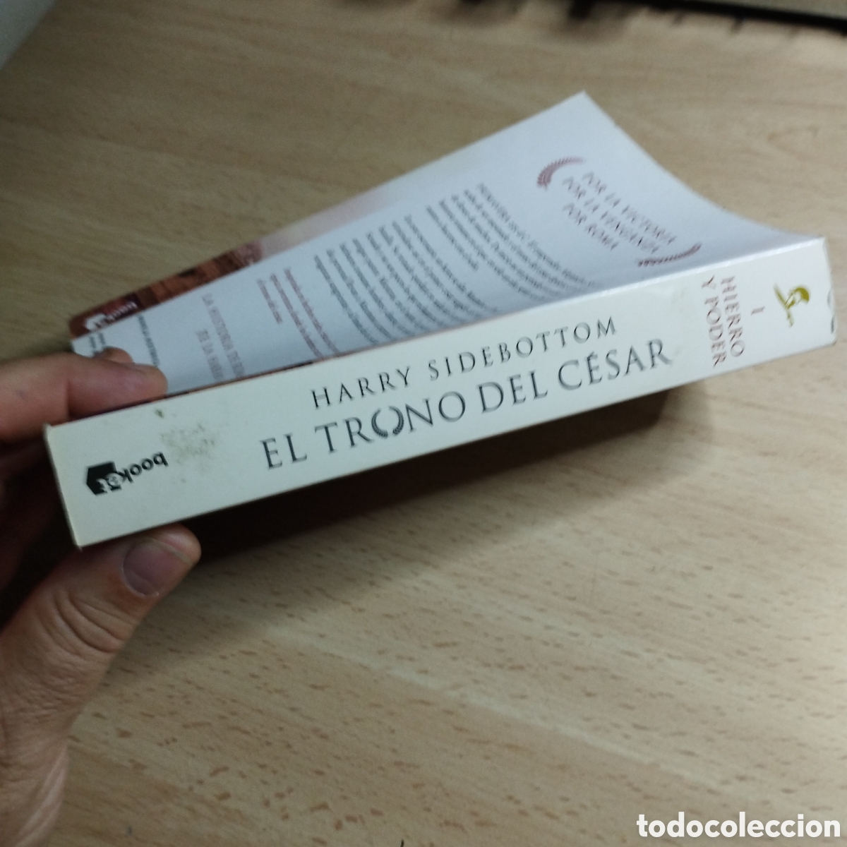 Libros de segunda mano: El trono del C&eacute;sar. Hierro y poder. Harry Sidebottom. 2020. Espasa. - Foto 3
