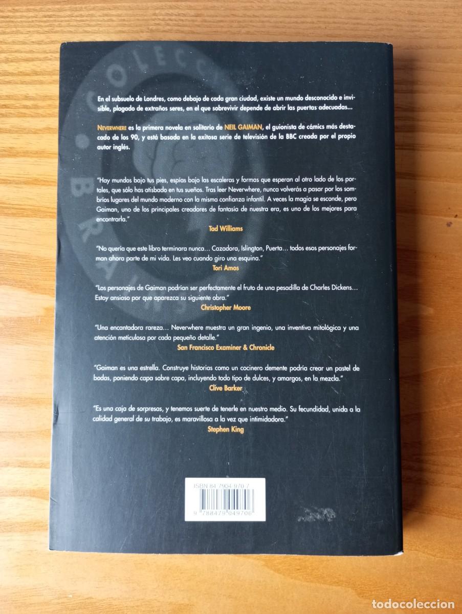 Libros de segunda mano: Neil Gaiman Neverwhere Norma Editorial - Foto 2