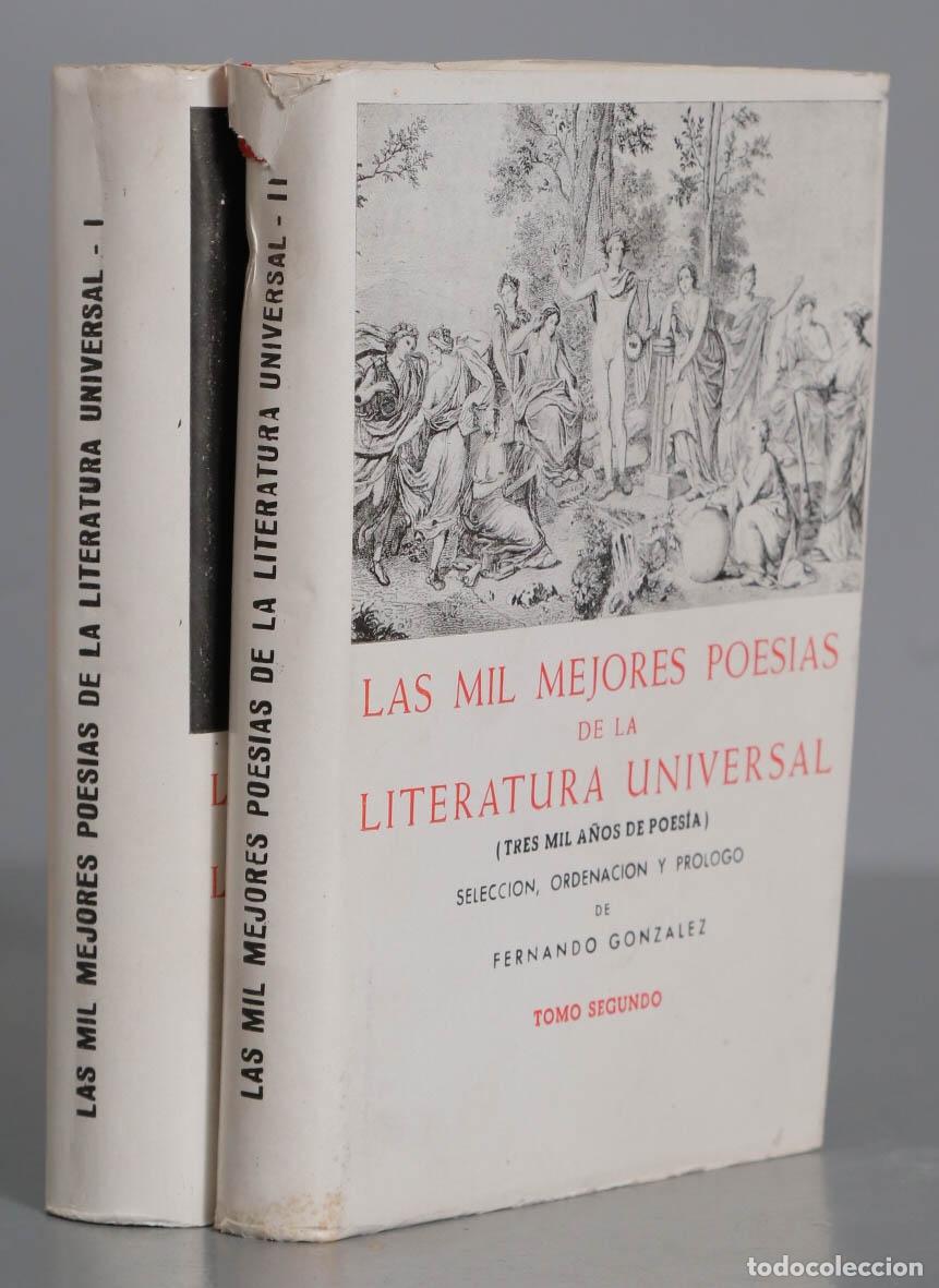 Libri di seconda mano: Las mil mejores poes&iacute;as de la literatura universal. 2 TOMOS