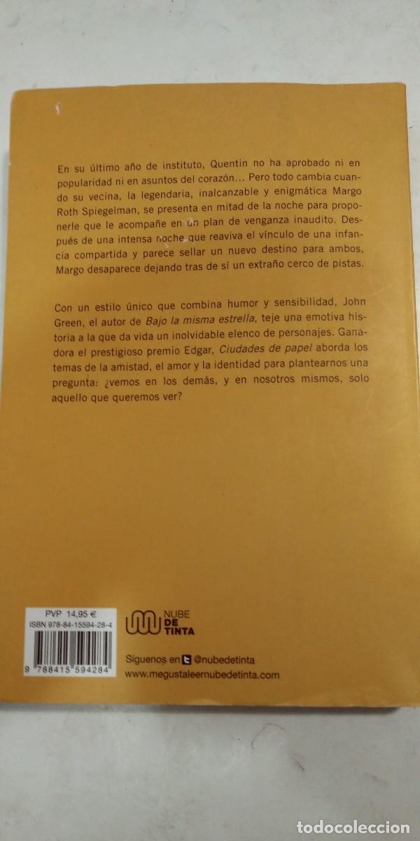 Libros de segunda mano: Ciudades de papel John Green - Foto 2