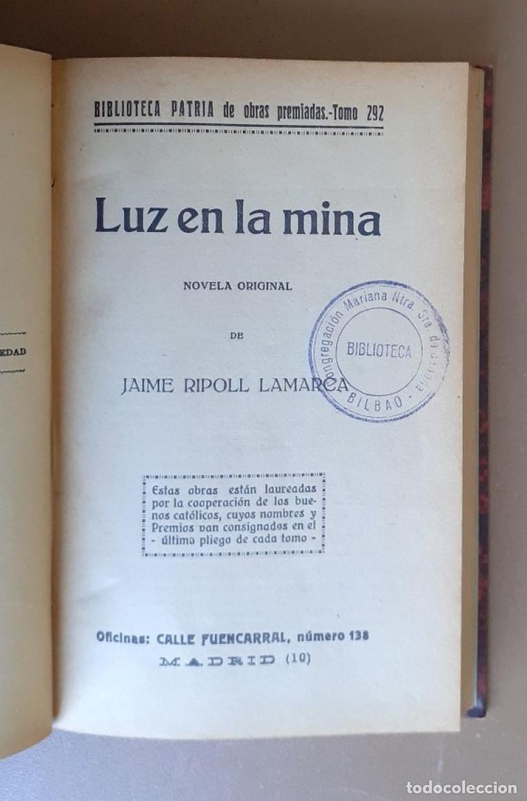 Libros de segunda mano: LUZ EN LA MINA - Jaime Ripoll Lamarca - Foto 1