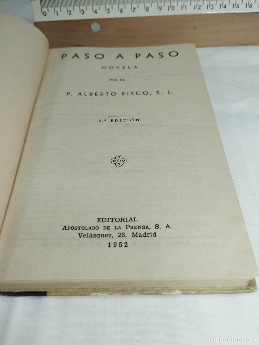 Libros de segunda mano: Paso paso. A. Risco. Apostolado de la prensa 1952 - Foto 2