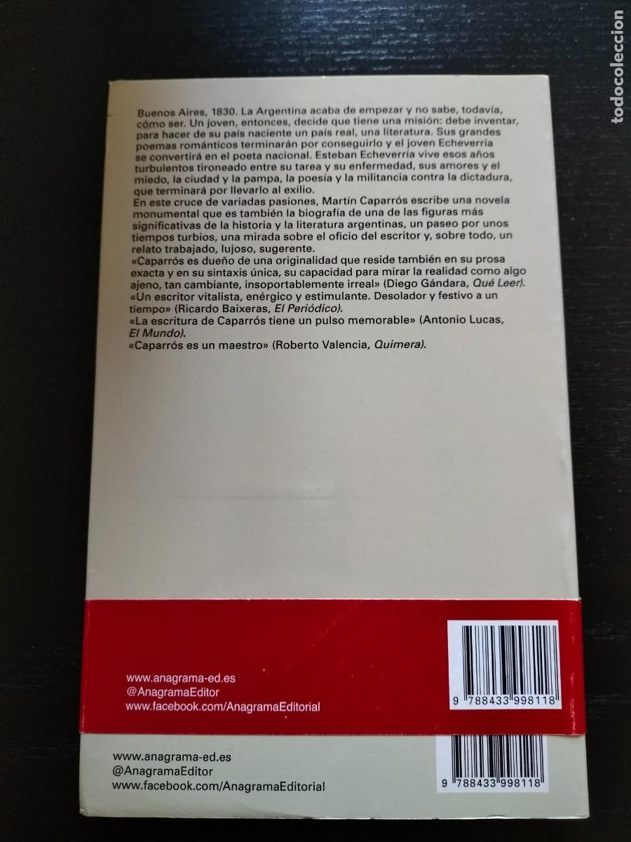 Libros de segunda mano: Echeverr&iacute;a - Mart&iacute;n Caparr&oacute;s. Anagrama - Foto 2
