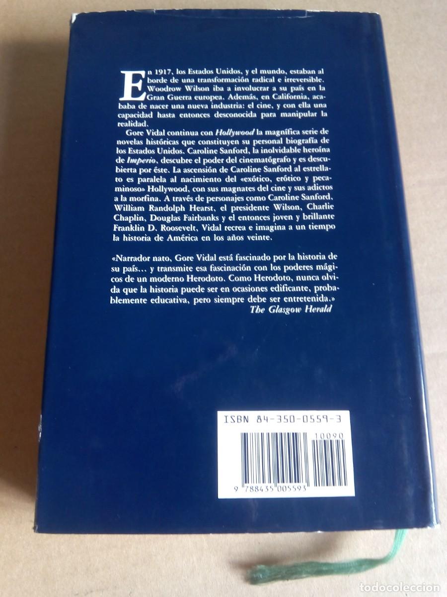 Libros de segunda mano: HOLLYWOOD / GORE VIDAL - Foto 2