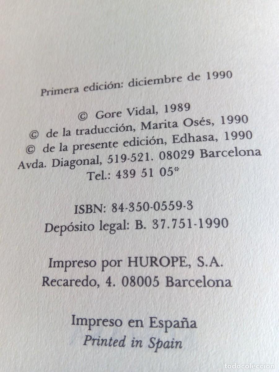 Libros de segunda mano: HOLLYWOOD / GORE VIDAL - Foto 4