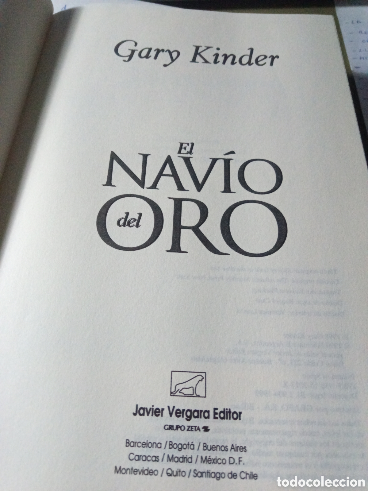 Libros de segunda mano: Nav&iacute;o de oro. Gary Kinder - Foto 1
