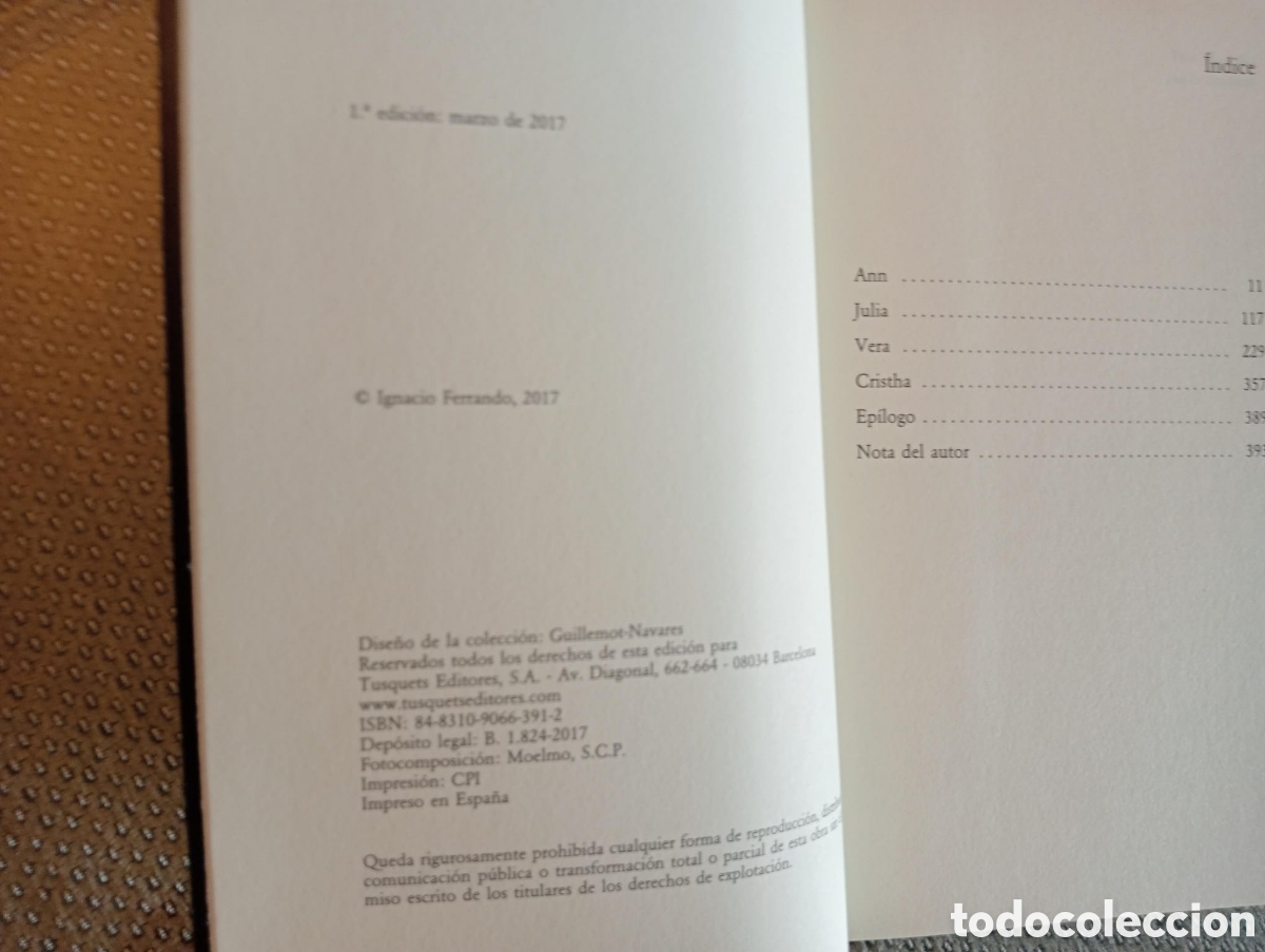 Libros de segunda mano: La quietud / Ignacio Ferrando - Foto 2