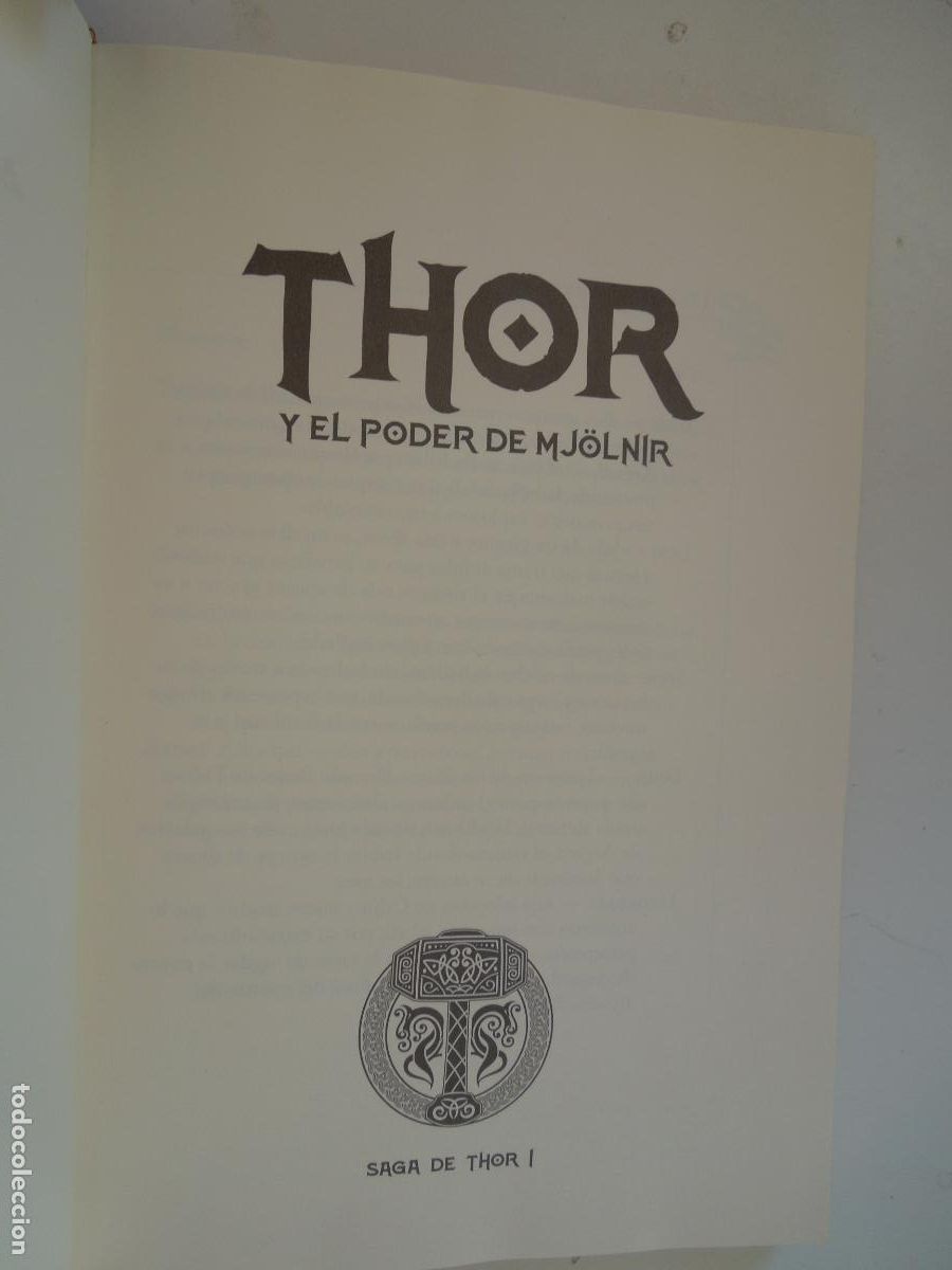 Libros de segunda mano: THOR Y EL PODER DE MJ&Ouml;LNIR - SAGA DE THOR I - GREDOS - RBA EDITORES 2019. - Foto 3