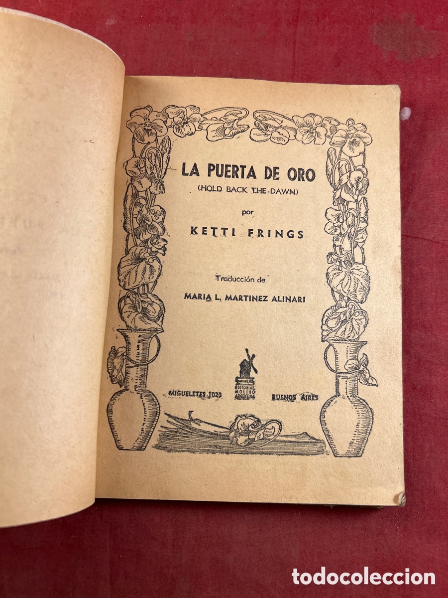 Libros de segunda mano: LA PUERTA DE ORO NOVELA - Foto 2