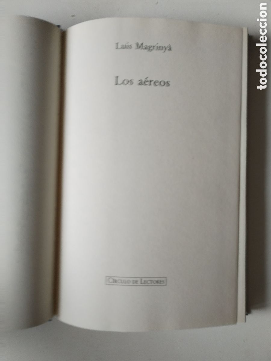Libros de segunda mano: LOS AEREOS/LU&Iacute;S MART&Iacute;NEZ - Foto 2