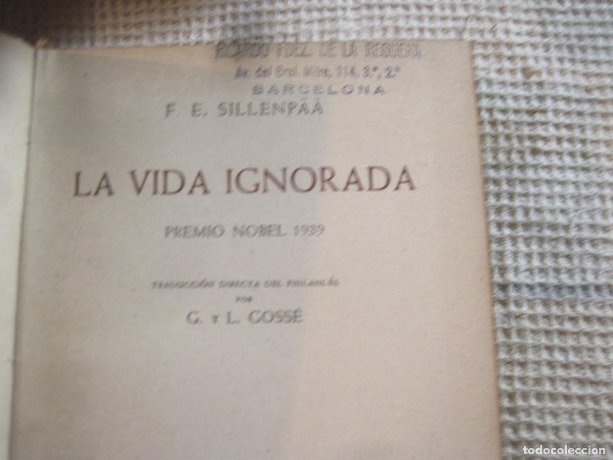 Libros de segunda mano: F. A. Sillemp&auml;a - La vida ignorada - Foto 2