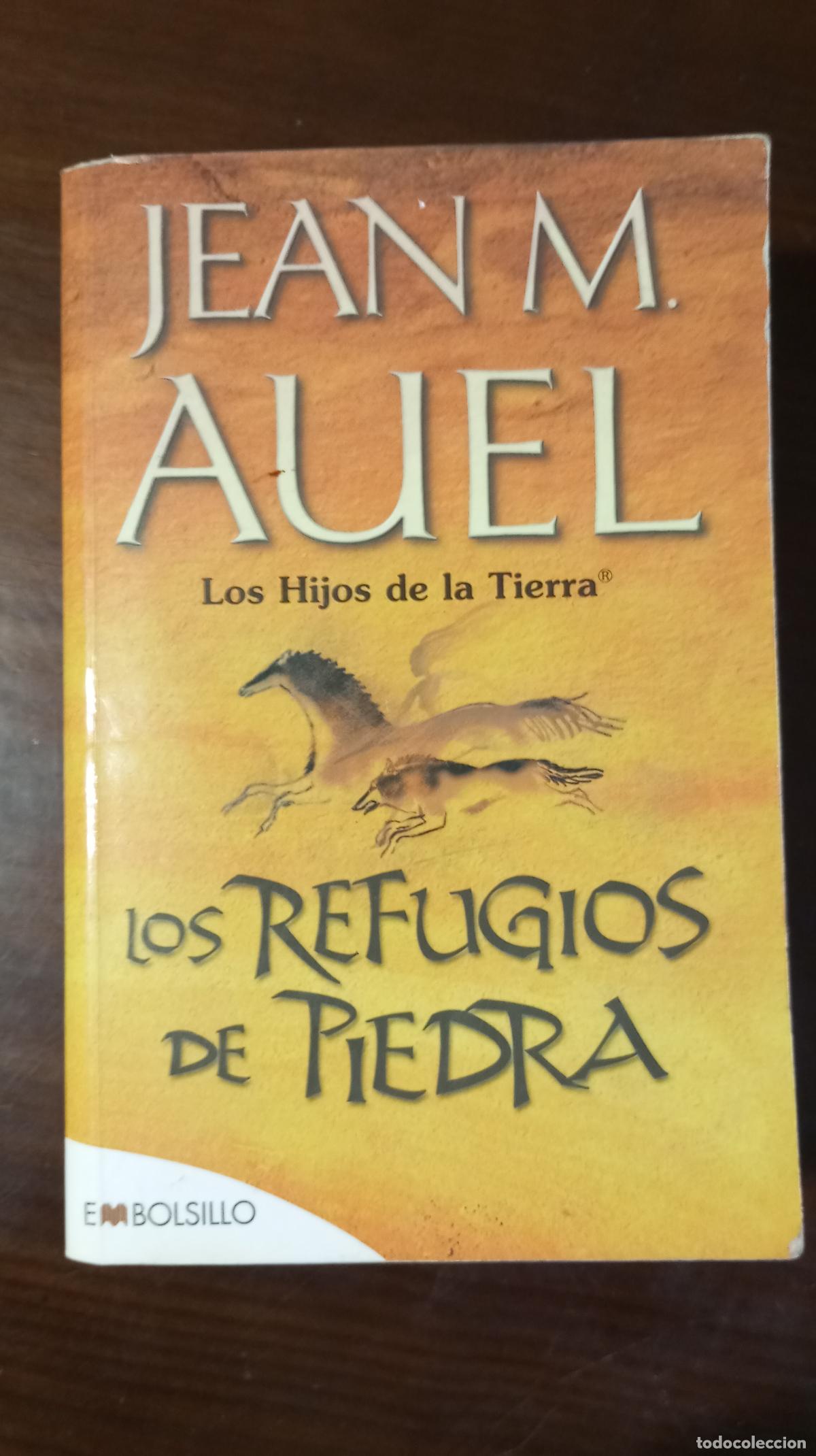 Libros de segunda mano: LOS REFUGIAFOS DE PIEDRA LOS HIJOS DE LA TIERRA